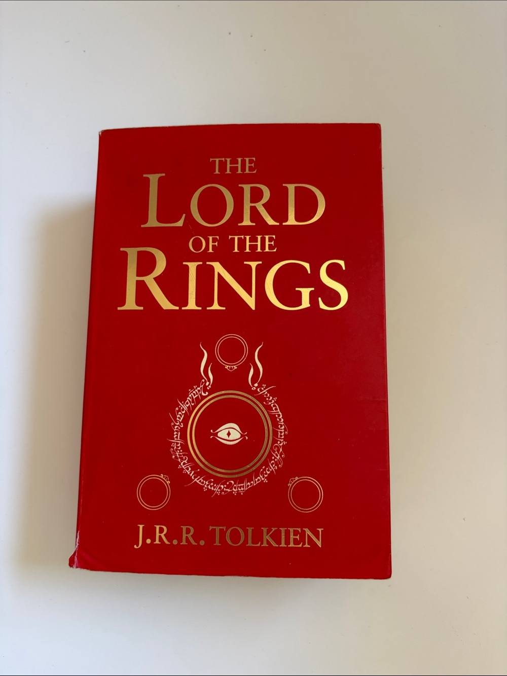 The Lord of the Rings by J.R.R. Tolkien - Red and Gold Hardcover